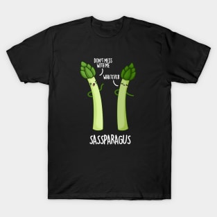 Sassparagus Funny Veggie Pun T-Shirt